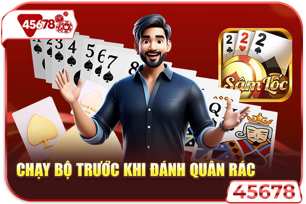 Chạy bộ trước khi đánh quân rác